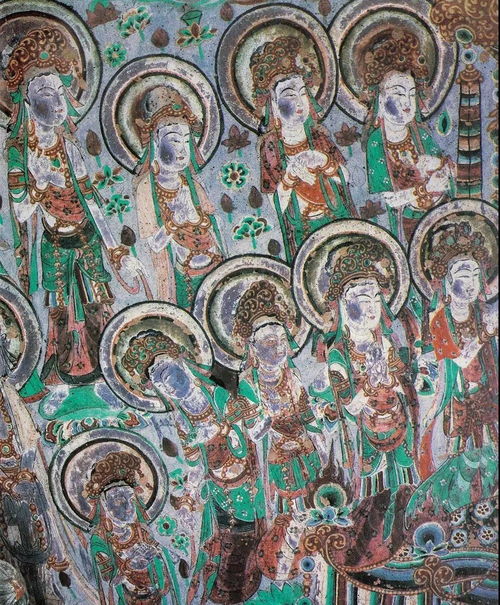 敦煌壁畫高清百幅,石窟壁畫里藏著的美學(xué)風(fēng)格
